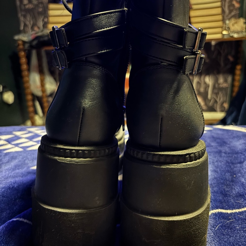 Demonia Black Platform Boots - image 4